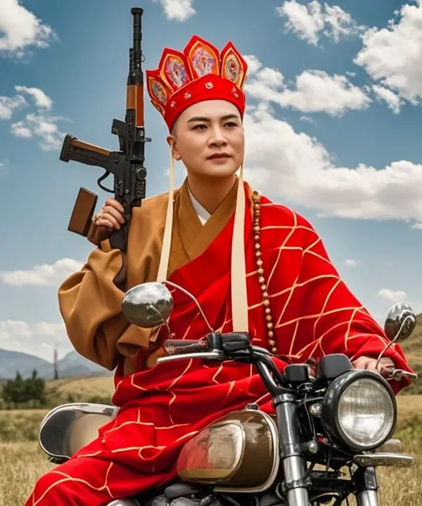 20 Ảnh Meme Đường Tăng Cầm Súng Chất Chơi Cho Những Lúc Gắt Gỏng
