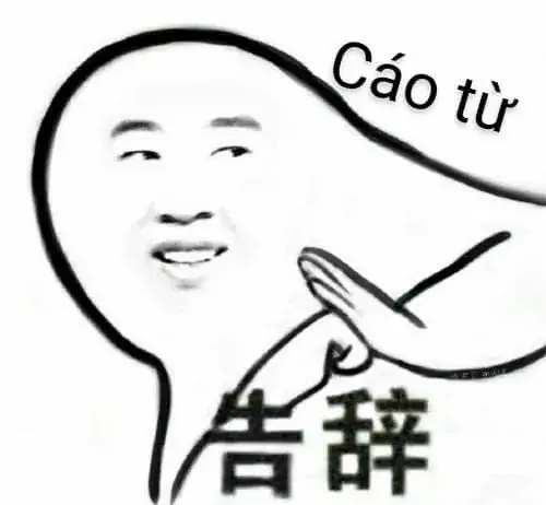 2 Bức ảnh chế chào tạm biệt vẽ nhân vật truyện tranh đen trắng đang chắp tay cúi đầu cung kính kết thúc cuộc đối thoại một cách hài hước.