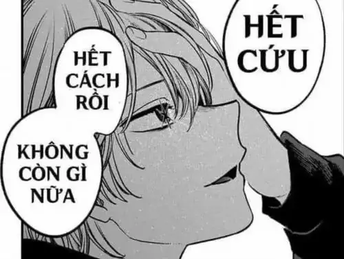 8 Meme buông xuôi dùng khung truyện đen trắng với cô gái tóc dài, lời hết cách rồi làm cảm giác cạn lời bật ra rõ