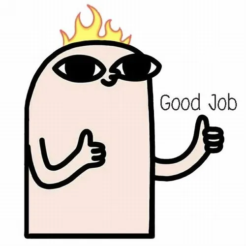 24 Ảnh troll nhân vật trắng đeo kính đen giơ hai ngón cái cạnh chữ Good Job, khen kiểu tỉnh bơ mà vẫn rõ ý