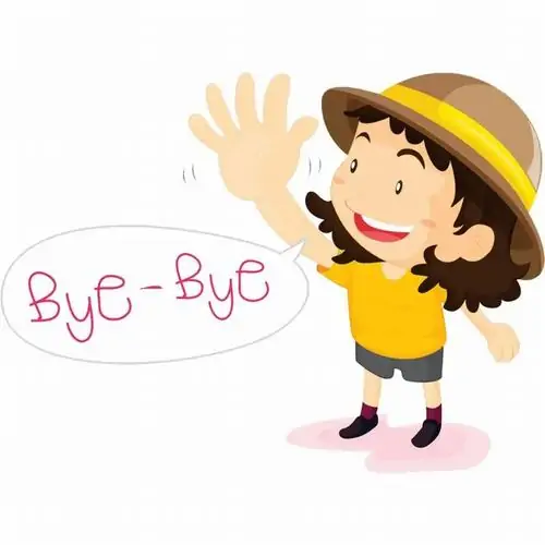 19 Cô bé đội mũ vàng mặc áo thun nổi bật đang vừa chạy vừa quay đầu vẫy tay chào trên phông nền màu hồng phấn tràn ngập sự ngọt ngào.