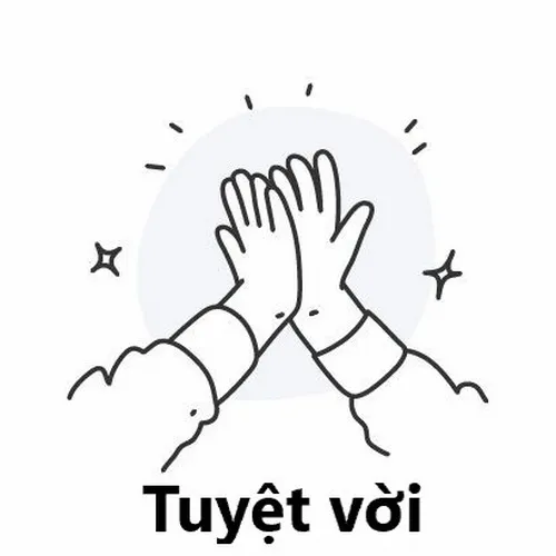 12 Meme ca ngợi đôi bàn tay chạm nhau giữa các tia sáng nhỏ, dòng Tuyệt vời gợi cảnh ăn mừng thành công