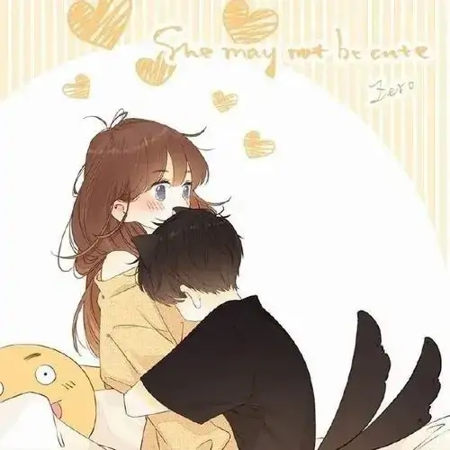 25 Bức tranh anime lãng mạn vẽ cô gái ôm chặt chàng trai từ sau lưng kèm lời chúc mọi điều tốt lành và may mắn sẽ sớm đến thôi.