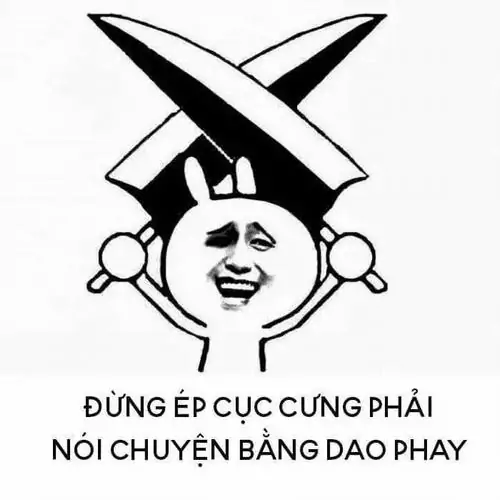 19 Khuôn mặt gấu trúc kiểu vẽ dang hai dao phay, dòng chữ đừng ép cục cưng khiến lời cảnh cáo nghe vừa gắt vừa ngộ