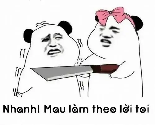 34 Ứng dụng chỉnh ảnh ghép con dao vào nhân vật hoạt hình mặt tròn, độ sắc nét vừa đủ giúp chi tiết troll nhìn rõ